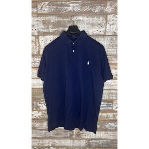 Ralph‎ Lauren Mens Blue short sleeved polo XL